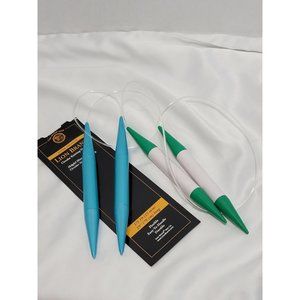 Lot of 2, Lion Brand Circular Knitting Needles, 29", #19